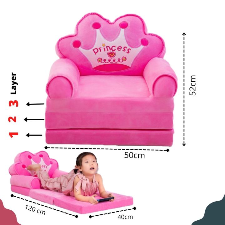 Three Layer Soft Plush Cushion Baby Sofa Seat Or Rocking Chair For