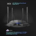 Tenda AC1200 Smart Wi-Fi Router, High Speed Dual Band Wireless Internet Router With Smart APP, 4 x 100 Mbps Fast Ethernet Ports AC6 Black. 