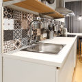 Artsy Home Wall Stickers Premium Cement Tiles Ashantia 48pcs - 10cm x 10cm. 