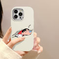 Crayon Shin-chan Phone Case Compatible for IPhone 15 11 7Plus XR 13 11 12 14 15 Pro Max 7 8 Plus XS Max Fuel Injection Shockproof Soft Cover. 