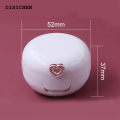 DISICHEN Fashion 1Pcs 20g White Lip Film Bottle Lip Film Box with Brush Lip Balm Empty Bottle. 