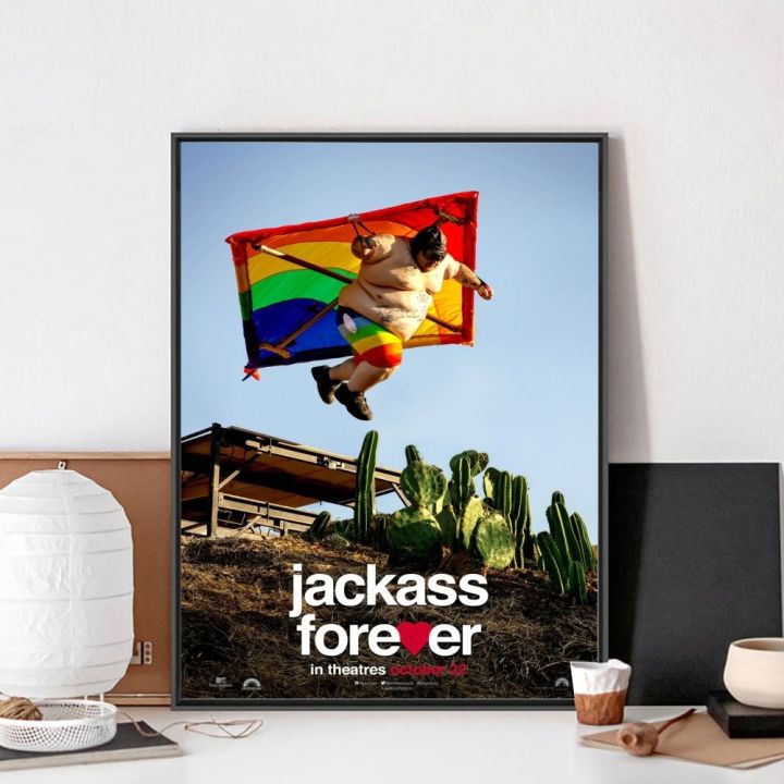 Movie%20Jackass%20Forever%20Poster%20No%20Framed%20Poster%20Kraft%20Club%20Bar%20Paper%20Vintage%20Poster%20Wall%20Art%20Painting%20Bedroom%20Study%20Stickers%20-%20Image%205