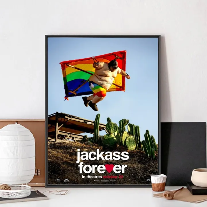Movie%20Jackass%20Forever%20Poster%20No%20Framed%20Poster%20Kraft%20Club%20Bar%20Paper%20Vintage%20Poster%20Wall%20Art%20Painting%20Bedroom%20Study%20Stickers%20-%20Image%205