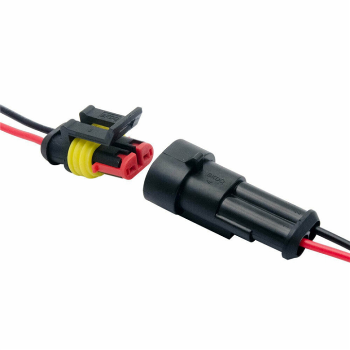 NAMUNY%2010%20Pair%202%20Pin%20Way%20Waterproof%20Electrical%20Wire%20Connector%20Plug%20Set%20Car%20Connectors%20with%20Cable%20for%20Motorcycle,%20Scooter%20Marine%20-%20Image%208