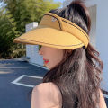 Face Mask UVUV Sun Hat New Korean Style Ladies Summer Beach Sun Hat Protective Wide Brim Outdoor Sun Hat. 
