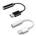 2pcs USB Type C 3.5 Jack Earphone Adapter USB C to 3.5mm Headphones AUX Audio Adapter Cable For Huawei P30 Xiaomi Mi 10 9 Es. 