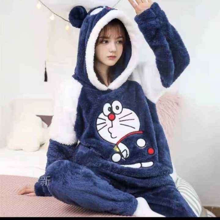 Winter Night Dress For Girls