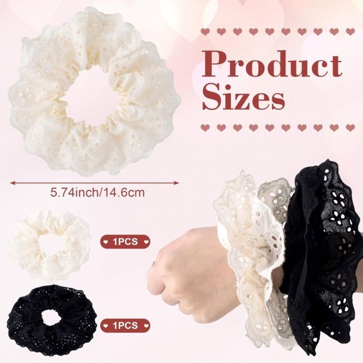 New%20Hair%20Accessories%20Lace%20Scrunchies%20Headwear%20High%20Elasticity%20Soft%20Scrunchy%20Hair%20Ties%20Solid%20Color%20Hair%20Rope%20Ponytail%20Holder%20-%20Image%202