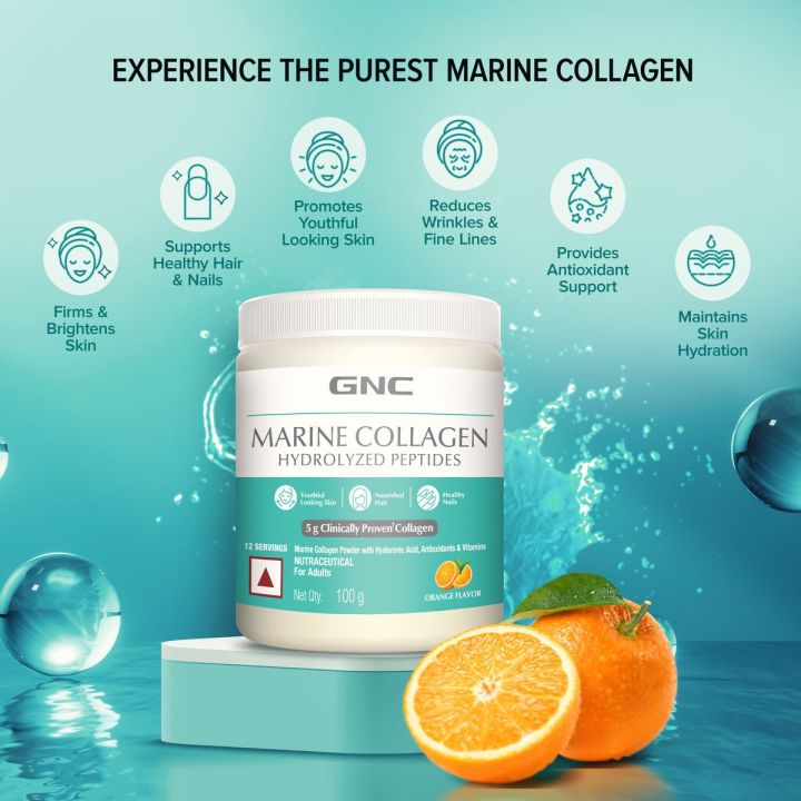 GNC%20Marine%20Collagen%20Hydrolyzed%20Peptides%20100g%20(Orange%20Flavor)%20With%20Reduce%20Fine%20Lines%20&%20Wrinkles%20For%20Youthful%20Skin%20-%20Image%202