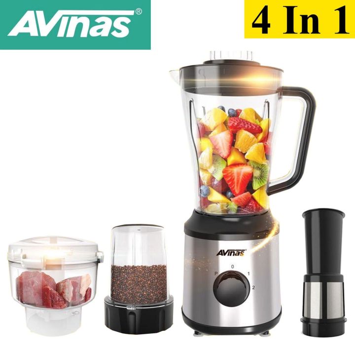 Avinas AV-126 Multi Function 4 In 1 Electric Nutrient Blender (1200 Watt) Purano Bazar