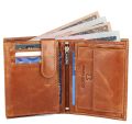 WILDHORN Nepal Top Grain Portrait Leather RFID Protected Wallet for Men  (WHCW2021). 