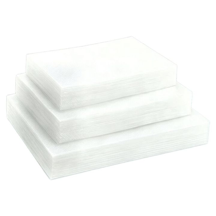 100pcs Vacuum Sealer Bags Textured Food Sealer Bags 3 Mixed Sizes for Freezer Meal Prep & Sous Vide