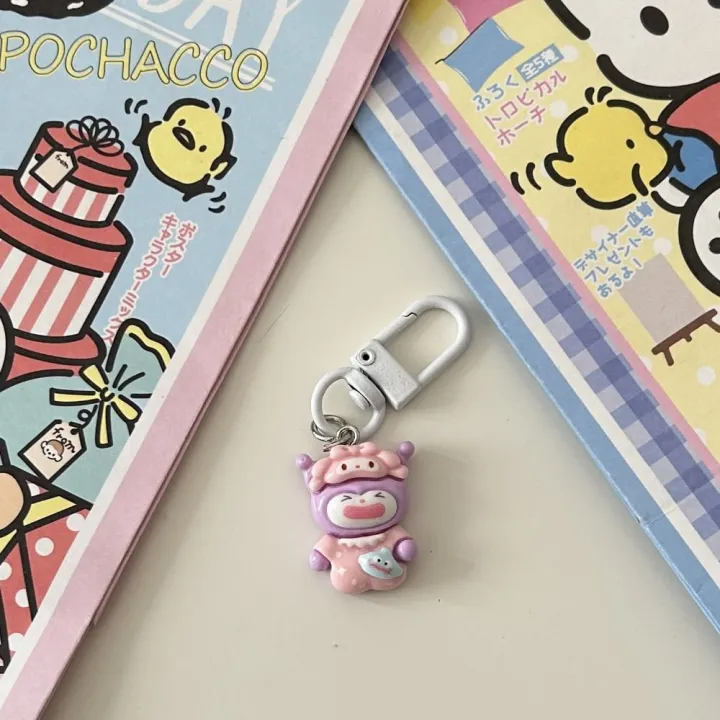Sanrio%20Keychains%20Fashion%20Pompom%20Purin%20Yawning%20Kuromi%20Keychain%20Pachacco%20KT%20Cat%20Nighty%20Cinnamoroll%20Pendant%20Kawaii%20Pa.%20Pajamas%20Party%20My%20Melody%20Keyring%20Couple.%20-%20Image%203