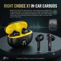 Right Choice RC X1 Wireless Earbuds | 10-12Hrs Playtime | Quick Pairing| Water Resistant | Quality Voice Wireless Earbuds. 