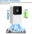 Jmary MF-5 Smart Video Doorbell with HD Camera, Night Vision, Two-Way Talk, Motion Detection & Free Cloud Storage - Wireless Door Bell for Home Security. 