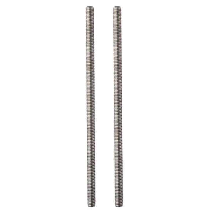 2PCS Practical 304 Stainless Steel Fully Threaded Rod 1.25mm Thread ...