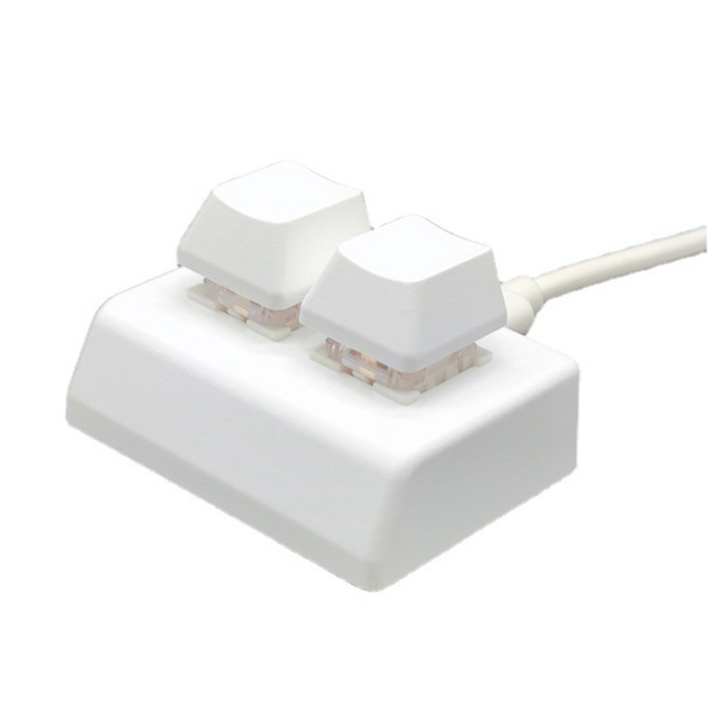 2 Keys Macro Programming Keyboard RGB Mini Keyboard Red Switch,White