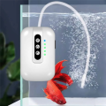 ARELENE Portable aquarium oxygen pump USB Rechargeable Outdoor Ultra Silent Air Compressor For Fish Tank Aquarium Accessories A. 