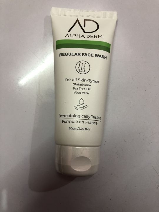 ALPHA DERM REGULAR FACE WASH-60GM