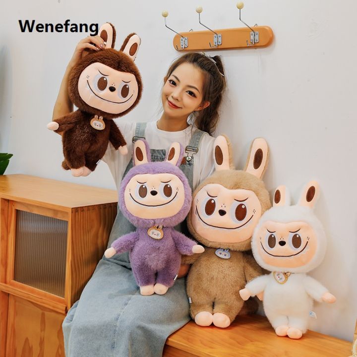 Wenefang 60cm Labubu Cartoon Ragdoll Plush Toys Mink Fur Cute Rabbit ...