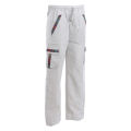 Grey  Cotton Back Pocket Design Pants  For Men. 