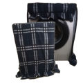 Waterproof Check Ruffle Front Door Washing Machine Cover 8 Kg to 10 Kg. 