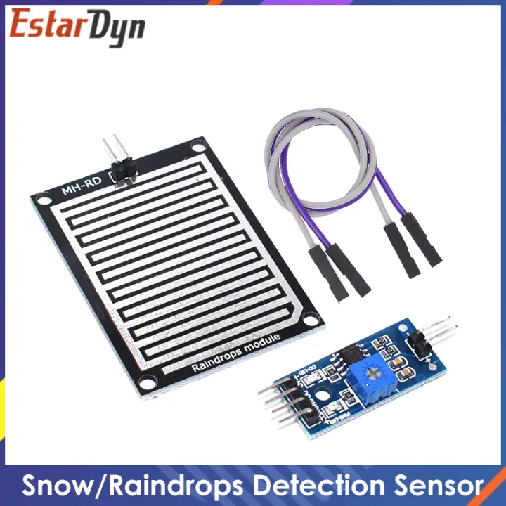 Snow Raindrops Detection Sensor Module Rain Weather Module Humidity For ...