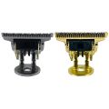 NAMUNY 2x T-Shaped Hair Clipper Blade with Stand T9 Blade Trimmer Replacement Replacement Clipper Silver & Gold. 