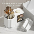 Drawer Cosmetic Storage Box Large Capacity Makeup Organizer Yellow. 