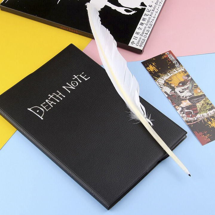 Death%20Note%20Anime%20Notebook%20With%20Free%20Themed%20Feather%20Pen%20Kira%20Light%20Yagami%20L%20Ryuk%20Rem%20Misa%20Amane%20For%20Use%20Collection%20Gift%20Cosplay%20Accesory%20-%20Image%204