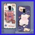 cute Soft Case Phone Case For Samsung Galaxy S9 Plus/S9+/SM-G9650 TPU Glitter Dirt-resistant Rotatable stand Durable. 