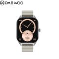 Daewoo Delta DT99 Smartwatch: 2.04" AMOLED HD Screen, BT Call, 200+ Watch Faces, Heart Rate, BT Music, NFC, Always On Display, Voice Assistant,  IP67 Waterproof, 260 mah Battery, Compass, Lady Assistant. 