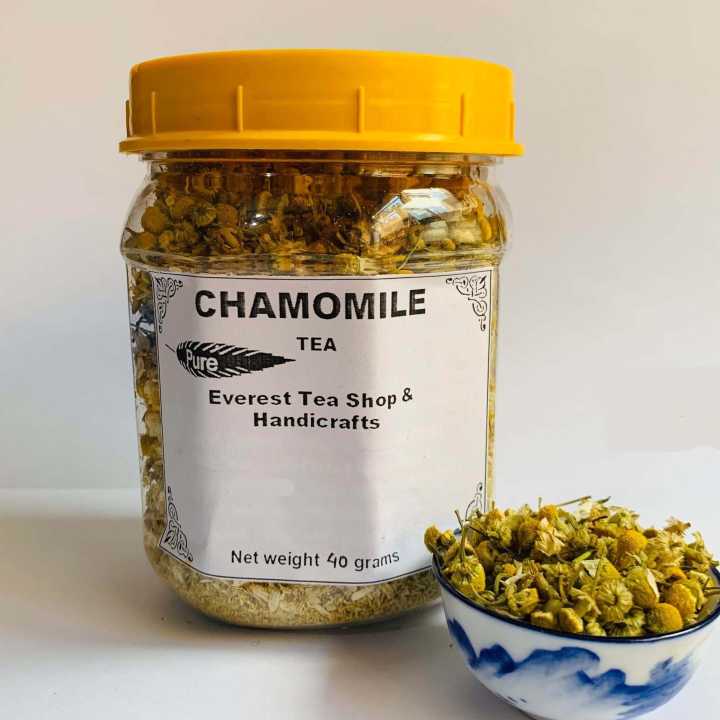 Chamomile tea (Flowers only) Available in 40gm & 100gm