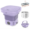 Portable Washing Machine , Foldable Washing Machine with Spin - Dry Basket. 