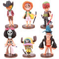 One Piece Chibi Action Figure Set. 