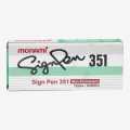 Monami Sign Pen 351 Non-Permanent Pack of 12. 