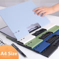 RHS Online A4 Size Enclosed Clipboards File Folder Writing Board Document Holders Foldable Clipboard Office Clipboard Writing Pad. 