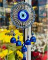 Blue Evil Eye  Keychain Turkish  Wall Hanging Ornament Decorations  Jewelry Accessories 1 PCS. 