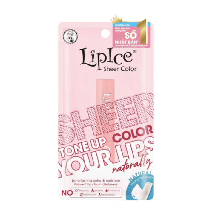 Lipice Sheer Color Natural Tinted Lip Balm- Natural 2.4 gm | Lipice Lip Balm | LIpice Sheer Color | Lip Balm | Sheer Lipstick| Lip care Lip Balm | Lip Care | Lip Balm For Girls |