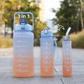 Water Bottle Set: 3-Pack with 300ml, 900ml, and 2L. 