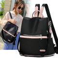 Handbag Nylon Waterproof Ladies Casual 2024 Oxford Backpack Black Luxury School Bag For Teenage Girls High Quality Fashion Travel. 