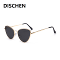 DISCHEN New style Small Vintage Cat Eye Sunglasses Woman Vintage Red Black Sun Glasses Female Ladies Cateyes Sunglass 2018 Retro Glasses. 