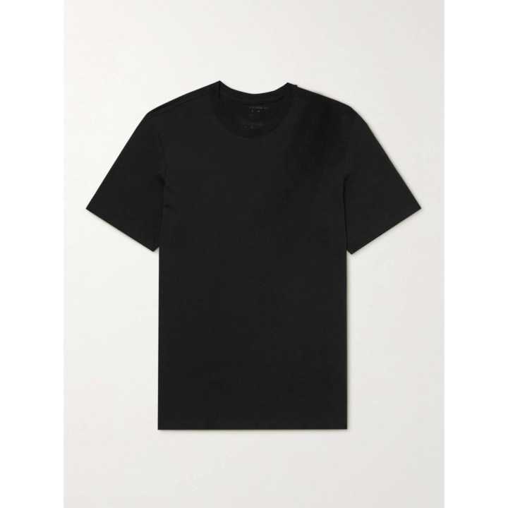 Black Color Round Neck Half Sleeve Plain T-Shirt For Men
