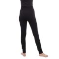 Women's Solid Inner Fleece Leggings Comfortable Fit Elastic Waist Soft Fleece Lined Trousers. 