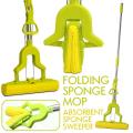 Magic Pva Floor Cleaning Mop | Easy Squeeze Sponge Cleaning Mop With Telescopic Handle. 