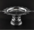 Thai  Silver Coated (Multipurpose) -30 cm Tray -Specially for Dashain /Tihar Tika And For Any Ceremony ,Functions , Wedding Etc. 