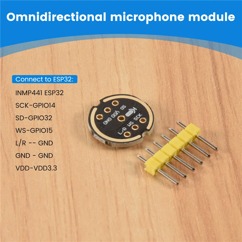7pcs - Microphone Omnidirectionnel Haute Précision, Technologie De