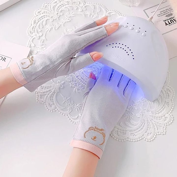 Fashion%20Thin%20Sun%20Protection%20Gloves%20Elastic%20Short%20Anti-UV%20Mittens%20Fingerless%20Cotton%20Gloves%20Cycling%20Driving%20Running%20-%20Image%204