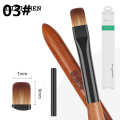 DISICHEN New 1PC Acrylic Nail Brush Pen for Powder Manicure Round Wood Handle Gel Builder Brushes Tools. 