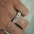 Silver Concept Pure Silver Chain Ring For Men. 